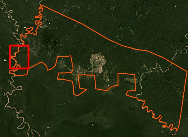 84"S) Deforestation Rapid Response Report # Total deforestation (ha) Clearance prep (ha) Time period Report 6 129 125 May 2 June 22, 2018 Satellite imagery (see