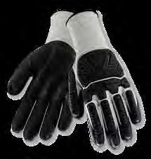 30960 Gray PU Palm Coated Nylon Gloves Polyurethane palm dip for enhanced tactile sensitivity and high level