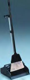 Black Dust pan size: 32"H x 12"W x 11"D Broom handle size: 38"H x 8"W x 1½"D Price: $26.