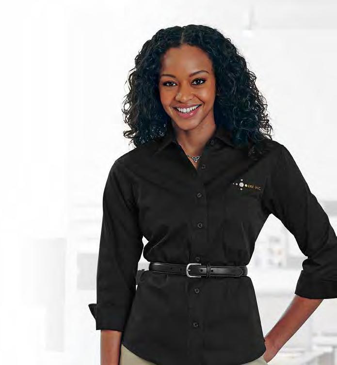 Left chest pocket and adjustable cuffs Available in short and long sleeve Easy care, wrinkle-resistant 65/35 poly/cotton 65107