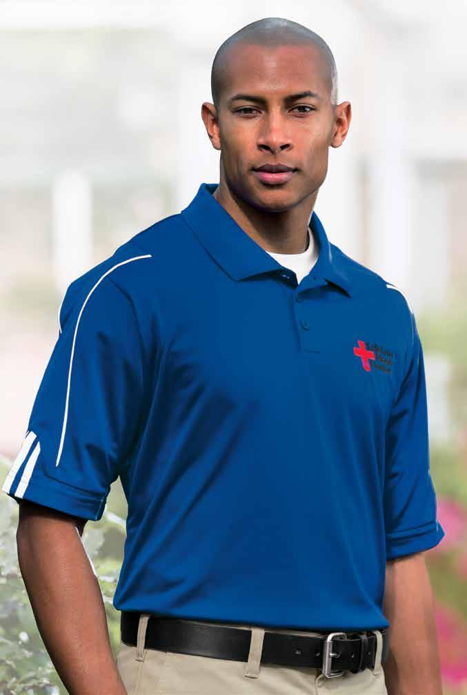 Textured UV Protection Polo Dri-Fit technology to keep you cool and dry UV protection against the sun