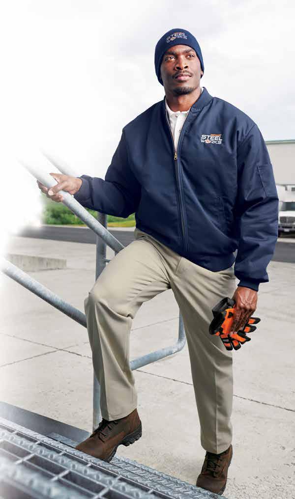HEAVY DUTY COOL-COLD 677 Perma-Lined Sport Jacket Concealed front zipper to prevent abrasion while working on equipment