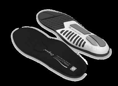 insole recommended for: Increased shock absorption and heel strike protection Reduced