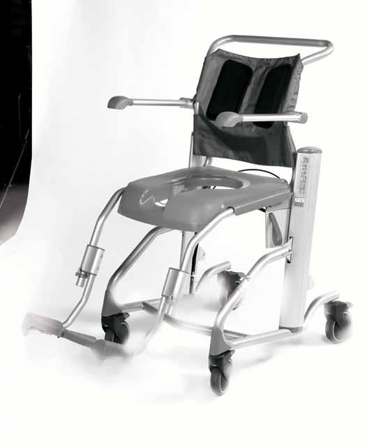 Amfibi Standard One single hygiene chair instead of three! The innovative Amfibi combines the market s three standard heights in one single solution.