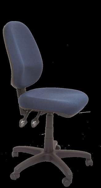 Operator Chair with Ratchet Back, Seat Slide, Chrome Base and Adjustable Arms