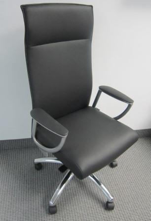 Allseating Zip High back Conference chair Chrome