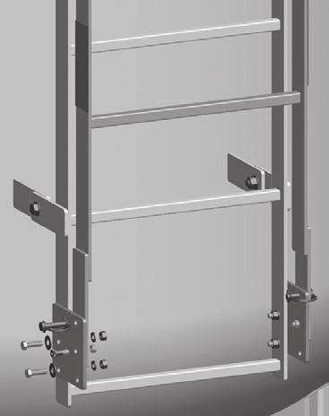 OPTIONAL ACCESSORIES Figure 9: Hinged Ladder Extension (Optional) 10 1 9 3 3 8 7 Fig.