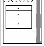 Configuration 1 Available in two interior configurations: Configuration 2 Or Custom Configuration *4 winders per row **56 winders max with no drawers Number of winders desired: Number of drawers