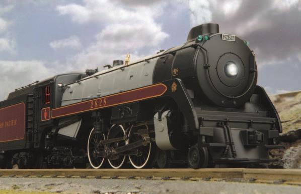 4-6-4 ROYAL HUDSON STEAM ENGINE Features - Die-Cast Metal Chassis -