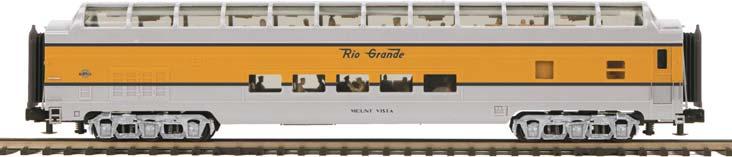 95 Denver & Rio Grande - 2-Car 70 ABS Slpr/Diner Passenger Set (Smooth) 20-66150 $159.