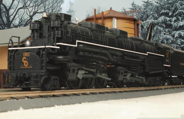 2-6-6-6 ALLEGHENY STEAM ENGINE 12 Features - Die-Cast Boiler and Tender Body - Metal Wheels and Axles