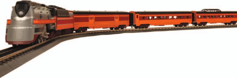 RAILKING STEAM SETS GREAT DEALS: Each of these sets offers a fully-featured RailKing steamer and a complete set of cars for only $100 more than the price of the engine.