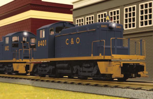 ELECTRO-MOTIVE SW1 DIESEL ENGINE 32 Features - Intricately Detailed ABS Body -