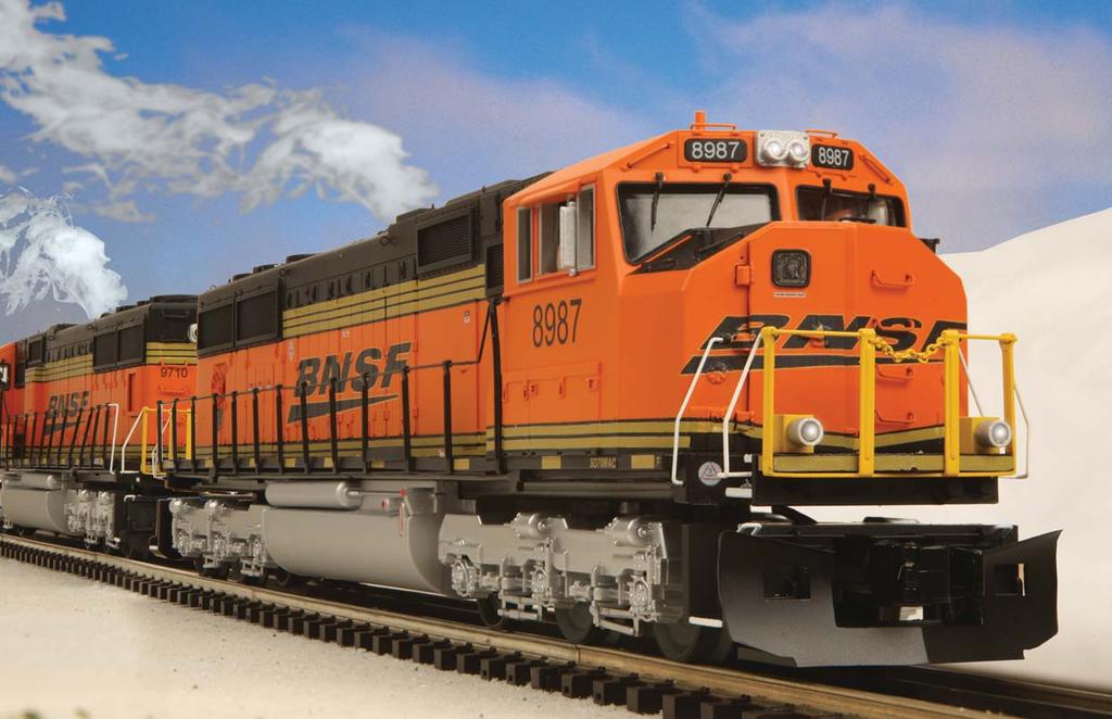 SD70MAC DIESEL ENGINE 64 Features - Directionally Controlled Headlights -