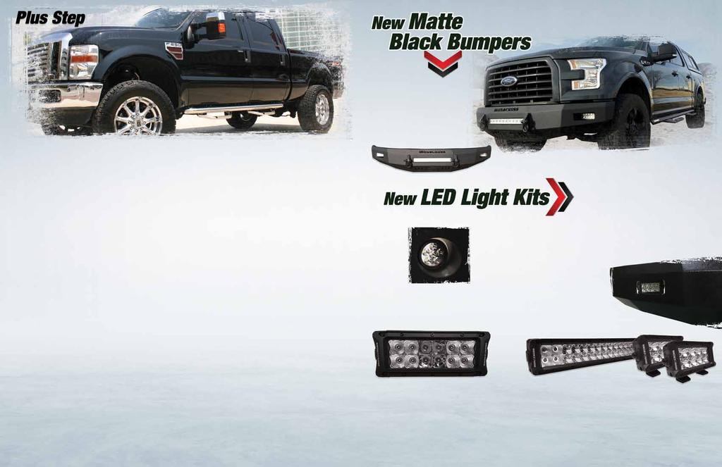 See application guide for Low Profile s on page 6. Matte Black s are now available on all Low Profile Series front and rear bumpers! Add -MB to part number to order. Ex.