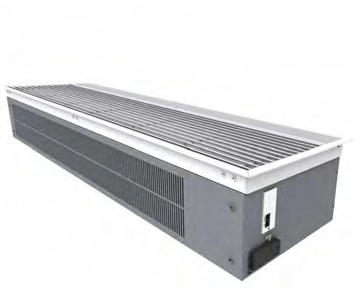 OPTIMA RECESSED The Optia Recessed air curtain is an econoic solution for suspended ceiling systes.