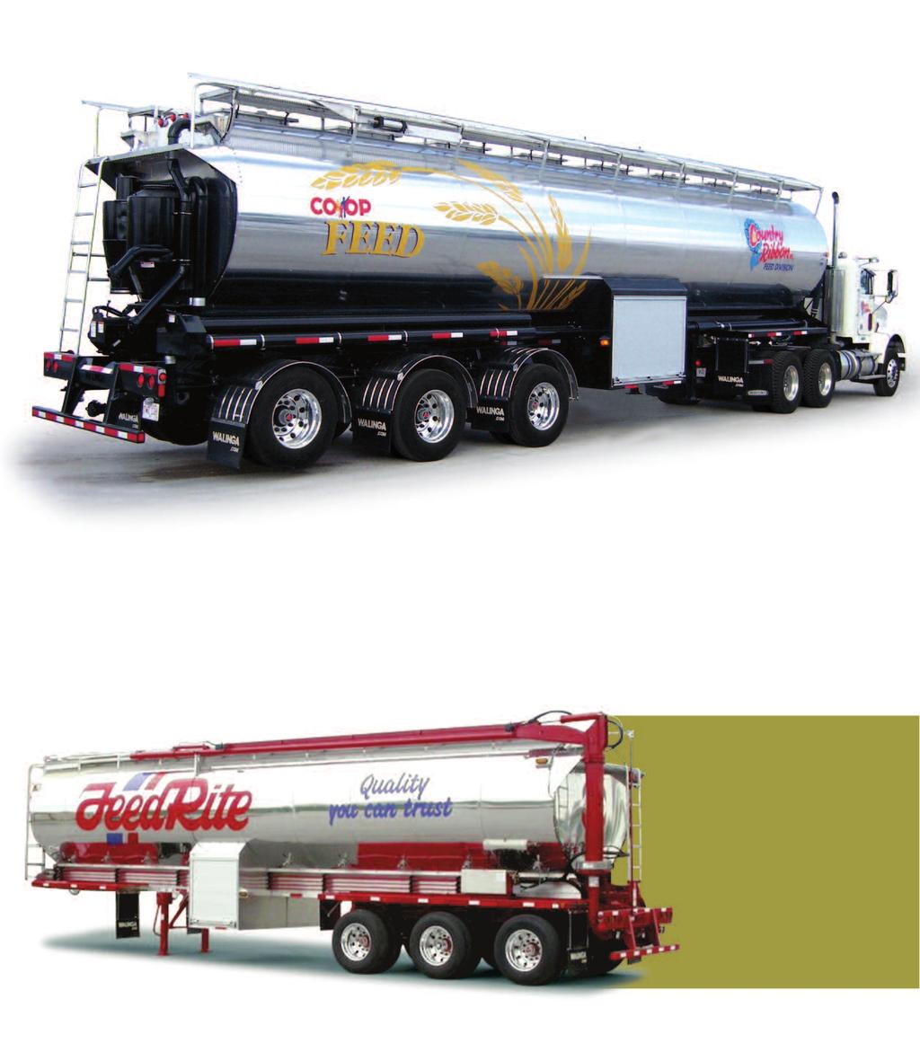 P N E U M A T I C D I S C H A R G E The WALINGA PNEUMATIC DISCHARGE system is available on both truck mounted and semitrailer Hopper Tanks.