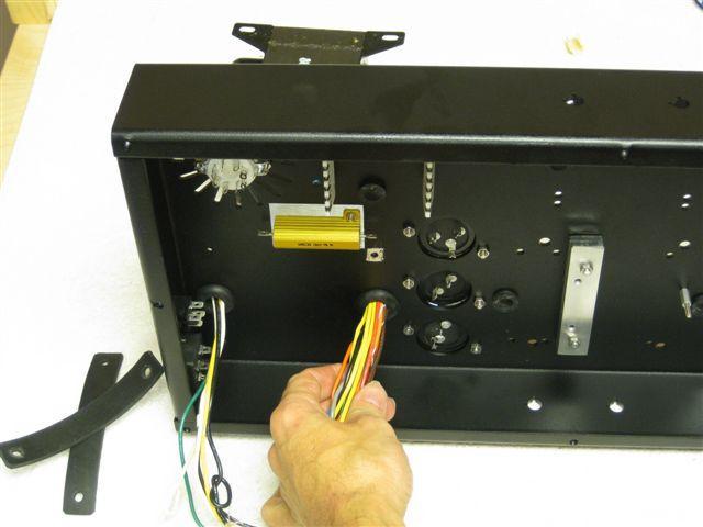 The Primary is the side with less wires - these wires are connected to the IEC or AC inlet socket