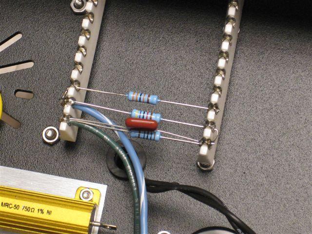 You can install the 330k resistor now into position and connect the LEFT side between the 47K & the 330K resistors.