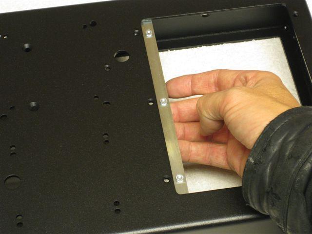 Install the tang strip as shown with the PEMS