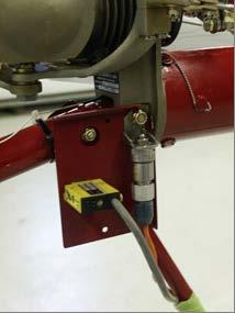 P/T T-0152 Tail Rotor Balance Optical Sensor Fixture Attaches an Optical Sensor to the TRGB Attaches to Tail