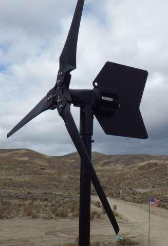 WT14 Wind Turbine 3 blades, horizontal axis, upwind Rotor 1.4 m (4.