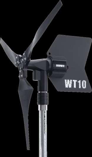 WT10 Wind Turbine 3 blades, horizontal axis, upwind