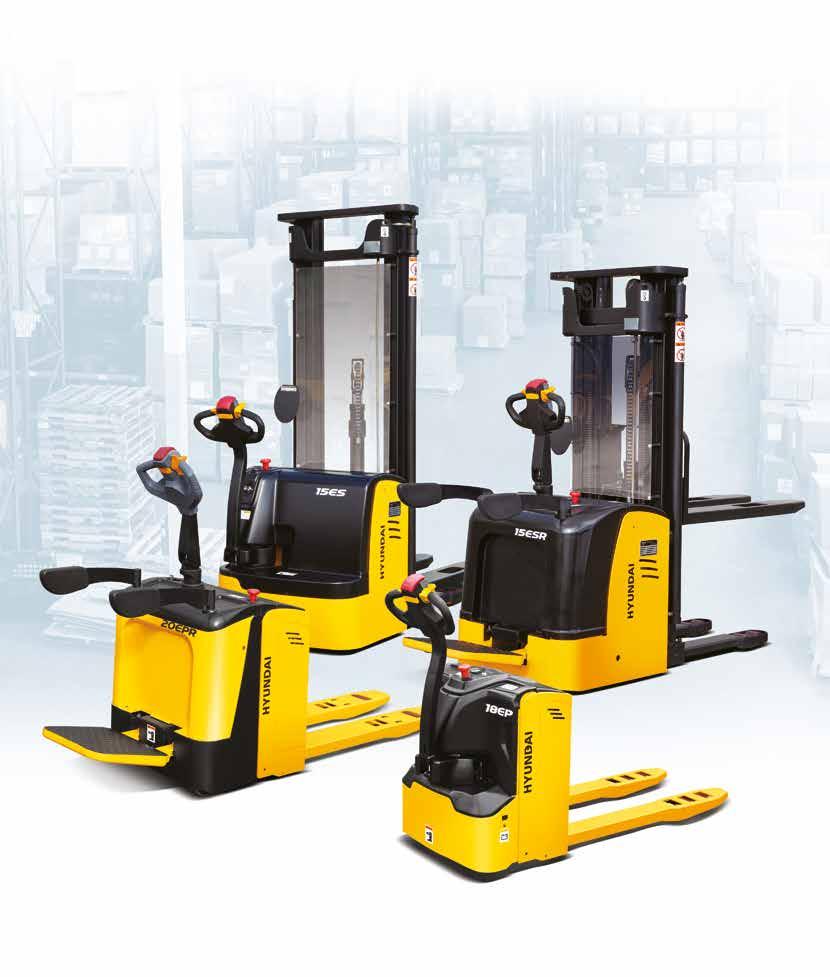 Hyundai Warehouse Equipment Electric Pallet truck, Electric Stacker and Manual