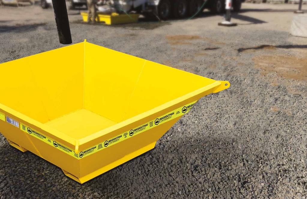 Industrial Compliant Containment Solutions 15 WASHOUTPAN CONTAINMENT HEAVY DUTY SERIES WashoutPan s NEW Heavy Duty HD series pans are over-engineered to last.