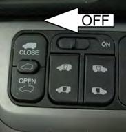 Emergency Operation Manual Door Operation To open or close the sliding door manually (without power) from inside or outside of the van:
