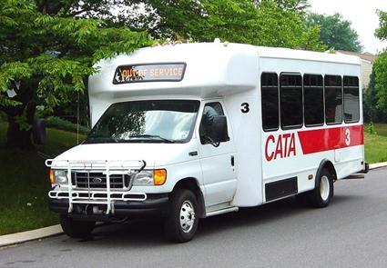 2005 CATA completed the transition: Purchased two Ford CNG-fueled minibuses