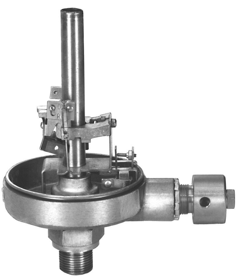 PNEUMATIC CONNECTION Circuits shown are for direct-acting level switches and are reversed in side mounting float-in-tank models, which utilize a reversing float pivot.