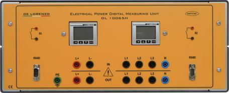 MEASURING UNITS ELECTRICAL POWER DIGITAL MEASURING UNIT DL 10065N Measurement of dc voltage, current, power and energy.