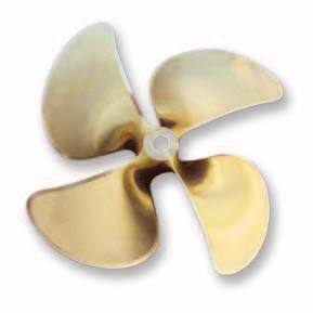 associated with custom, CNC machined propellers.