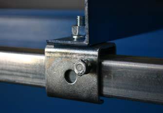 Anchor clamps are designed to hold the track in place while allowing free expansion