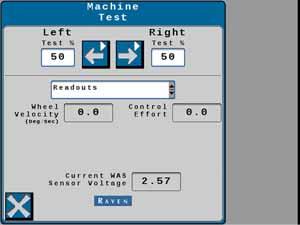 Machine Test Screen 3.