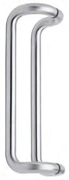 Door thickness: --Timber or aluminium 30-65mm --Glass 8-12mm SSS - Satin