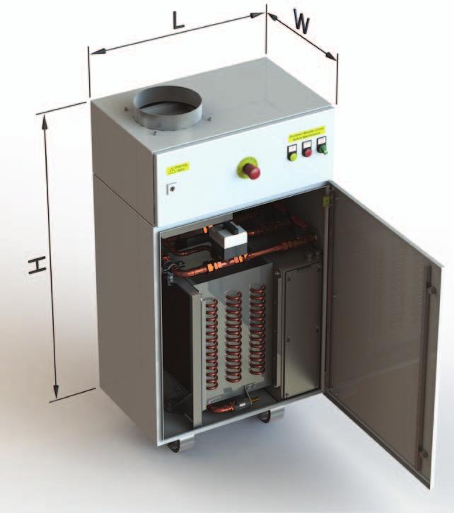 products - BOOSTER COOLER The Booster Cooler s function is to keep the internal air of the electrical room at the defined temperature.