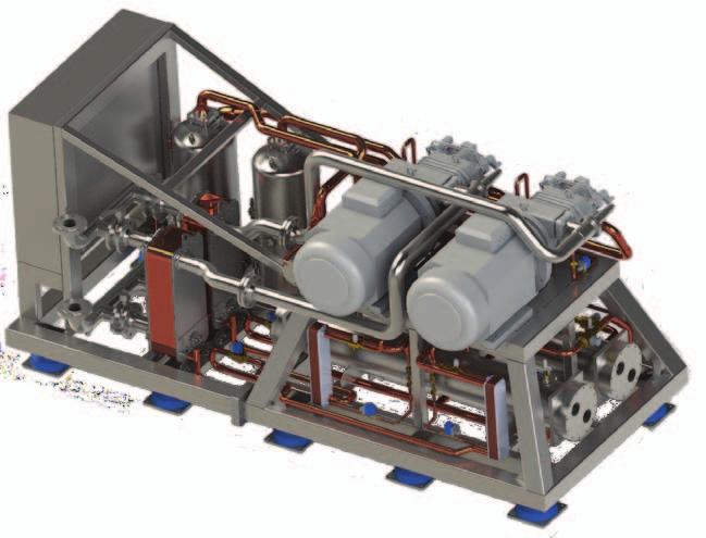 products - low magnetic shock-proof chiller The low-magnetic shock-proof chilled water unit is specially designed for cooling of chilled water on Mine Counter Measure Vessels (MCMV).