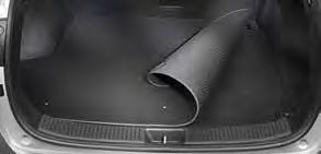 trunk mat, reversible This custom add-on attaches to your trunk mat (reversible) and protects your rear bumper
