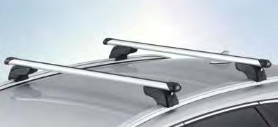 These steel cross bars are custom-made for your i30 Wagon, forming a secure and lockable basis for roof carrier systems and all your