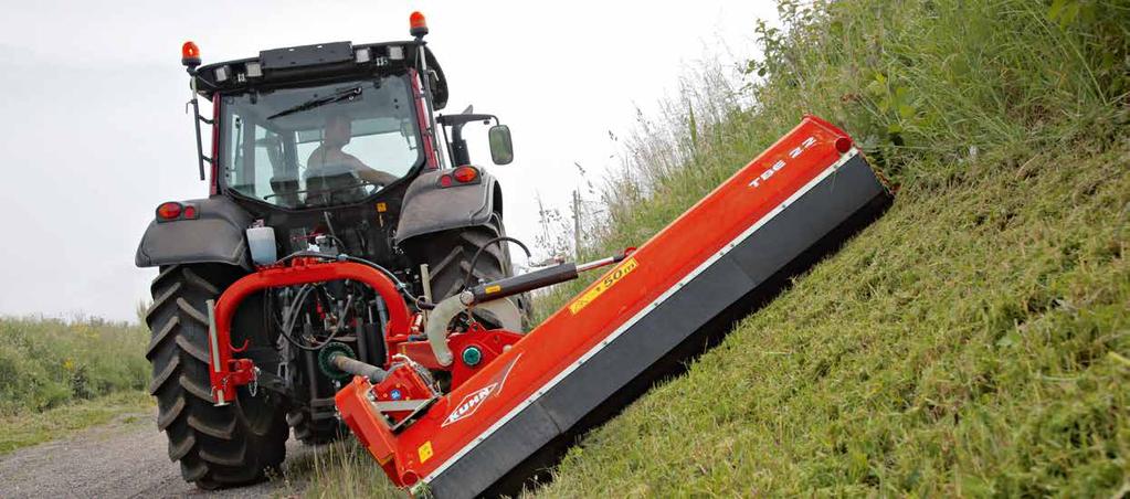 TBE 10 SERIES THE ULTIMATE MULTI-PURPOSE SHREDDER Also the TBE 10 series has been designed for individual farms that need a versatile shredder to upkeep their field borders,