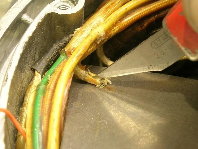 Step 13: Prepare the wires to be soldered to the new coil's leads.