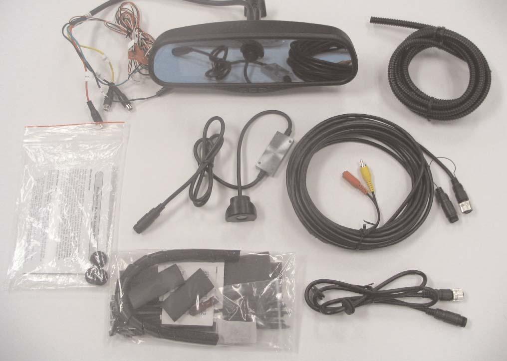 PARTS IDENTIFICATION ITEM QUANTITY PART NUMBER DESCRIPTION 1 1 00016-00050-53 MAIN EXTENSION HARNESS 2 1 00016-00050-55 TAILGATE EXTENSION HARNESS 3 1 00016-00050-52 REAR CAMERA ASSEMBLY 4 1