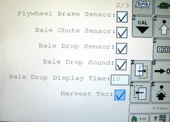 2. On the Machine Setup page that will appear, select soft key D