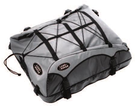 Roof Cargo Bag Made from weatherproof materials, this durable carrier stores up to 15 cubic feet of goods.