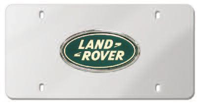 Land Rover Logo LRN91610 Brushed Silver Finish with Land Rover Logo