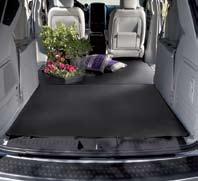 Rear liner protects and covers minivan floors equipped with Stow n Go or Swivel n Go TM seating and storage