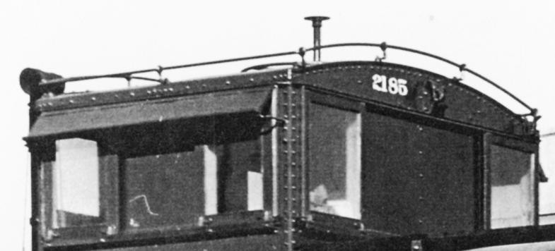 only (looking from cupola toward long end of caboose) FB Axle-driven flat-belt generators/alternators with storage batteries 1952-1971 Right side: louvered door with bottom hinges for storage