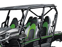RUV, the Teryx4 features a roomy Handy Cargo Space interior that offers greater comfort than its smaller Adjustable Driver Seat rivals.